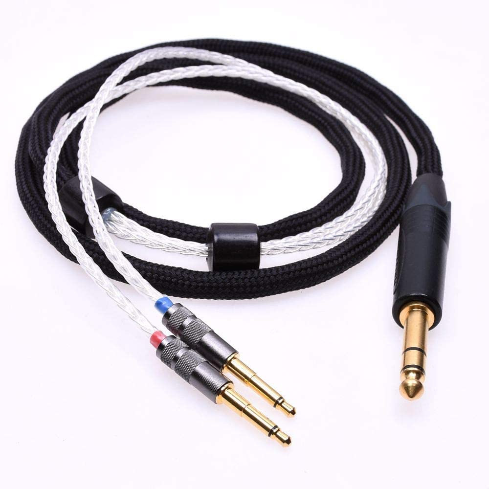 GAGACOCC Black 16 Cores 5N Pcocc For FINAL Audio D8000 Headphone Upgrade Cable Extension cord