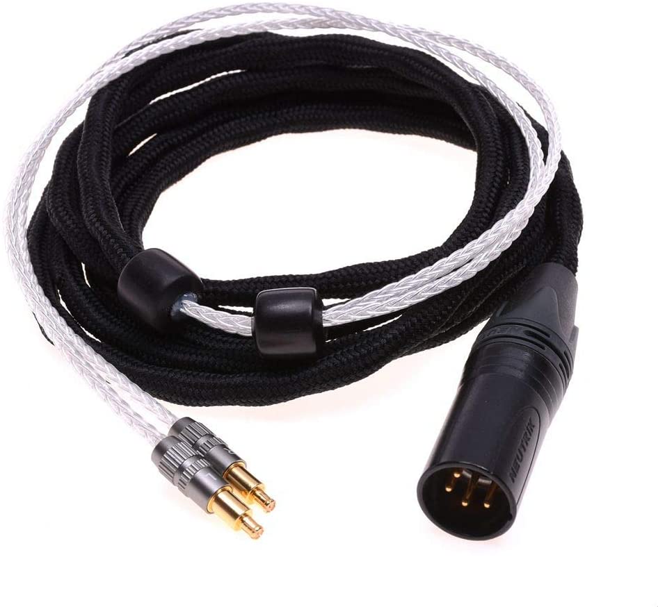 GAGACOCC 16 Cores Silver Plated HiFi Cable A2DC for Audio-Technica ATH-MSR7b ATH-SR9 ATH-ESW990H ATH-ES770H ATH-ADX5000 ATH-AP2000Ti Headphone Upgrade Cable