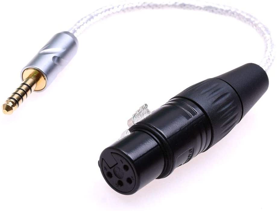 GAGACOCC 10CM 4.4MM to 4 Pin XLR 4.4 Balanced to XLR Female Audio Jack 4.4MM Adapter Cable