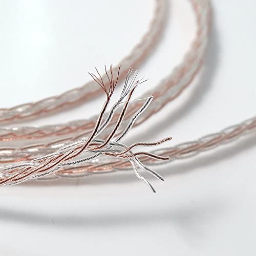new 1.2m 4ft Compatible with for Oppo pm-3 B&O H6 Litz Braid Hybrid Silver Plated 4n OCC Headphone Upgrade Cable