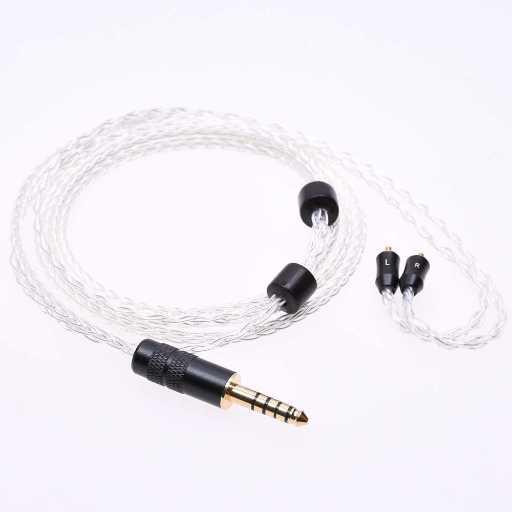 GAGACOCC 8 Cores 5n OCC Audio Headphone Upgrade Silver Plated Cable ipx connector For UE Live UE6 Pro UE18+ Headphone Upgrade Cable