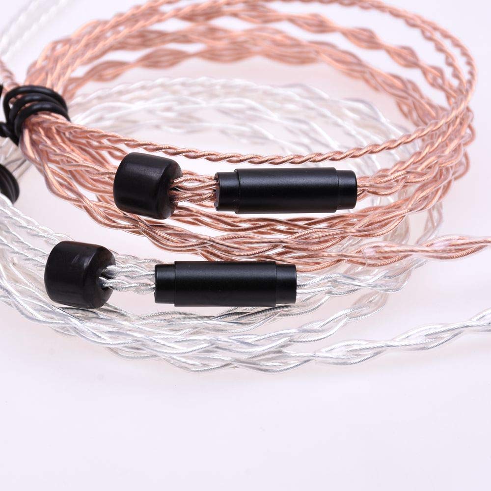 1.2m 5N OCC Silver Plated HiFi Cable Headphones Cable Hifiman Cable for He-5 He-6 He-300 He-400 He-500 HE560