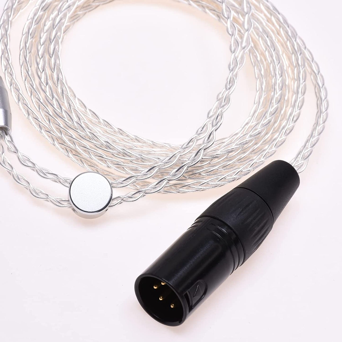 Silver Plated Headphone Upgrade Cable for ZMF Eikon Auteur Audeze LCD-2 LCD-3 LCD-4 LCD-X LCD-XC