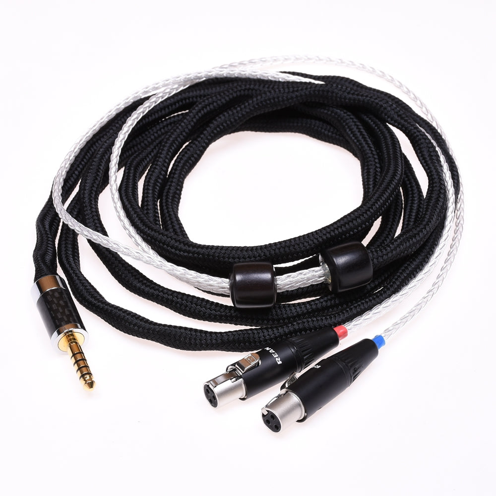 GAGACOCC 16 Cores Silver Plated Cable for Abyss ab-1266 Headphone