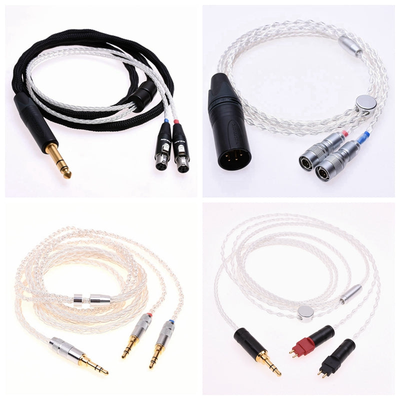Headphone cable for Sennheiser,mr speaker,audeze lcd,hifiman