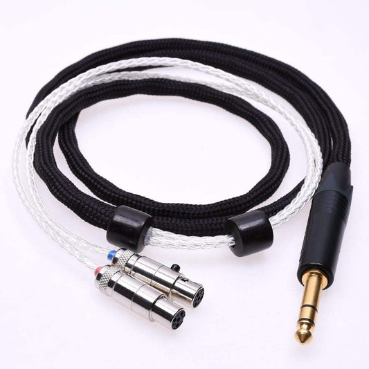 GAGACOCC 16 Cores 5N Pcocc for Audeze LCD-2 LCD-3 LCD-X LCD-XC Headphone Upgrade Cable Extension Cord