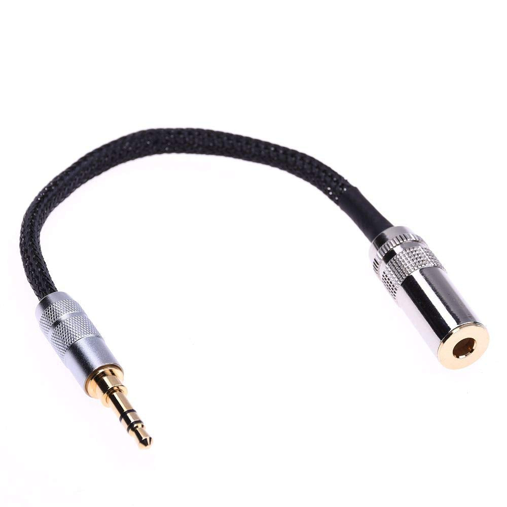 Black 3.5mm Male to 4.4mm Balanced Female Headphone Adapter for Sony NW-WM1Z 1A MDR-Z1R TA-ZH1ES PHA-2A 4.4mm Headphone Cable