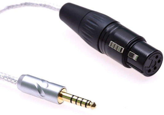GAGACOCC 10CM 4.4MM to 4 Pin XLR 4.4 Balanced to XLR Female Audio Jack 4.4MM Adapter Cable