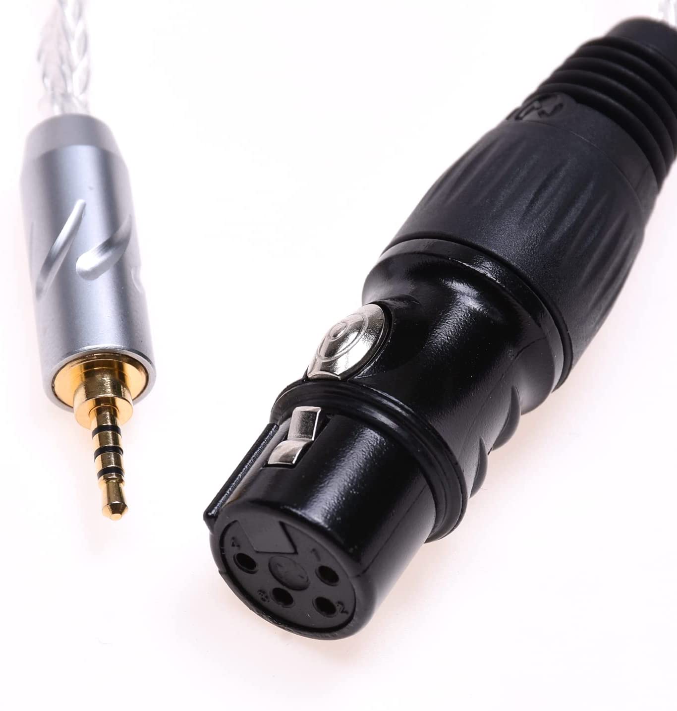 2.5mm Adapter 16 Cores Silver Plated Cable trrs 2.5mm Male to 4Pin XLR Female Balanced Audio Adapter Cable