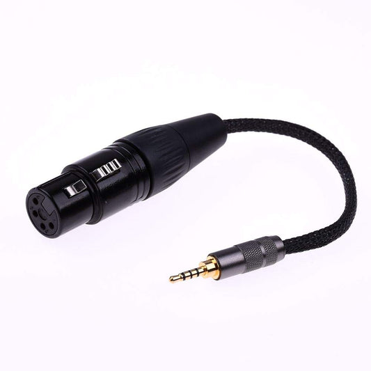 2.5MM TRRS to 4 Pin XLR Female Balanced Audio Cable HiFi Cable Headphone Cable Compatible with Astell&Kern AK240 AK380 AK320 onkyo DP-X1 FIIO X5III XDP-300R iBasso DX200