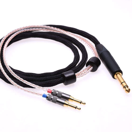 GAGACOCC Black 16 Cores 5N Pcocc For Denon AH-5200 AH-7200 AH-9200 Headphone Upgrade Cable Extension cord