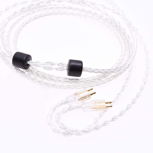 GAGACOCC 8 Cores 5n OCC Audio Headphone Upgrade Silver Plated Cable For Fitear MH334 MH335D NH205 togo334p F111 Headphone Upgrade Cable