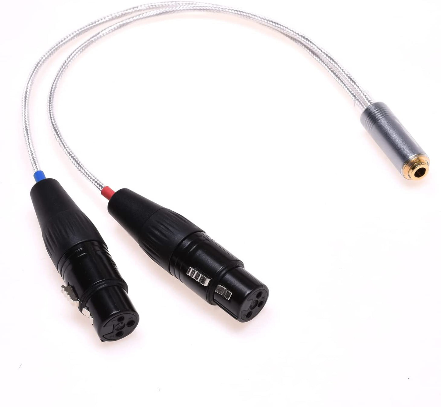 GAGACOCC 4.4mm XLR Cable 2X 3 Pin XLR to 4.4mm Female Balanced Audio Adapter for Sony NW-WM1Z 1A MDR-Z1R TA-ZH1ES PHA-2