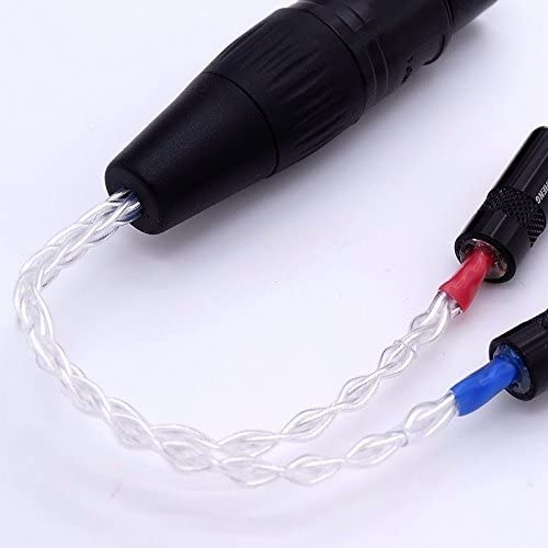 2X 3.5mm Male to 4-pin XLR Female Dual 3.5mm Headphone Cable for Sony PHA-3 Pono Player Headphone Audio Adapter