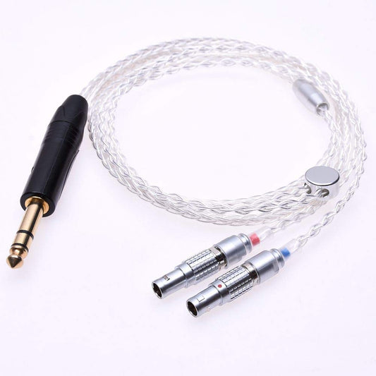 GAGACOCC DIY Hand Made Hi-end 8 Cores 5n Pcocc Silver Plated Headphone Upgrade Cable for Focal Utopia Ultra Headphone
