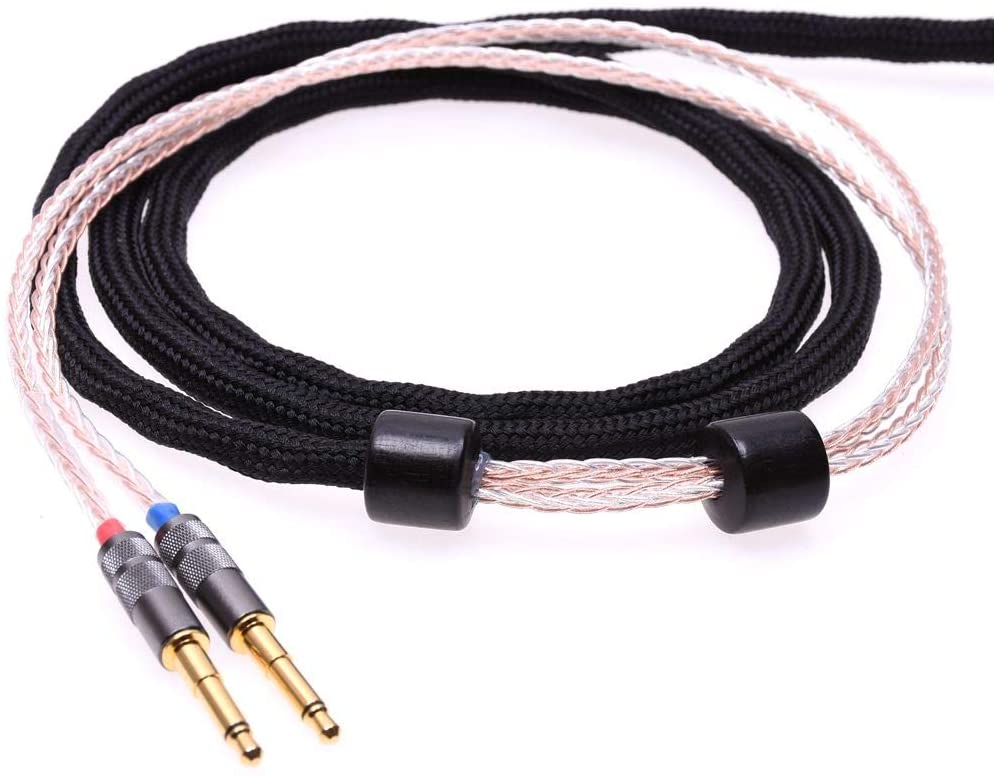 GAGACOCC Black 16 Cores 5N Pcocc For FINAL Audio D8000 Headphone Upgrade Cable Extension cord