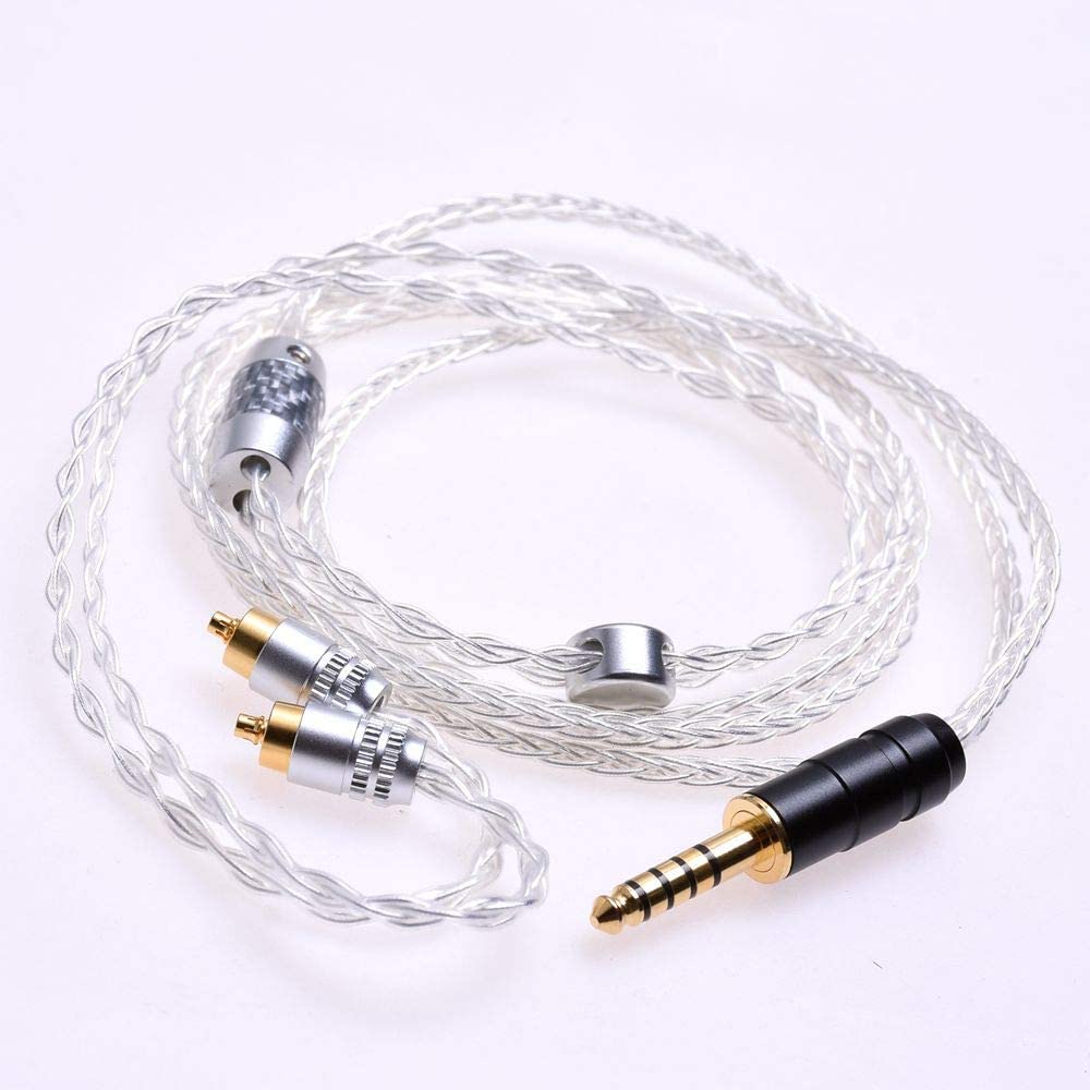 GAGACOCC 8 Cores 5n OCC Audio Headphone Upgrade Silver Plated Cable For Sony IER-Z1R M7 M9 Headphone Upgrade Cable