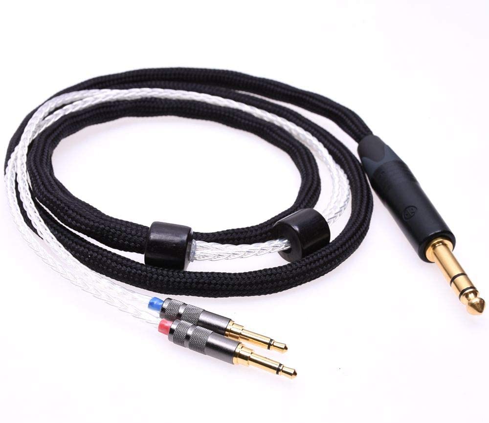 GAGACOCC Black 16 Cores 5N Pcocc For Denon AH-5200 AH-7200 AH-9200 Headphone Upgrade Cable Extension cord