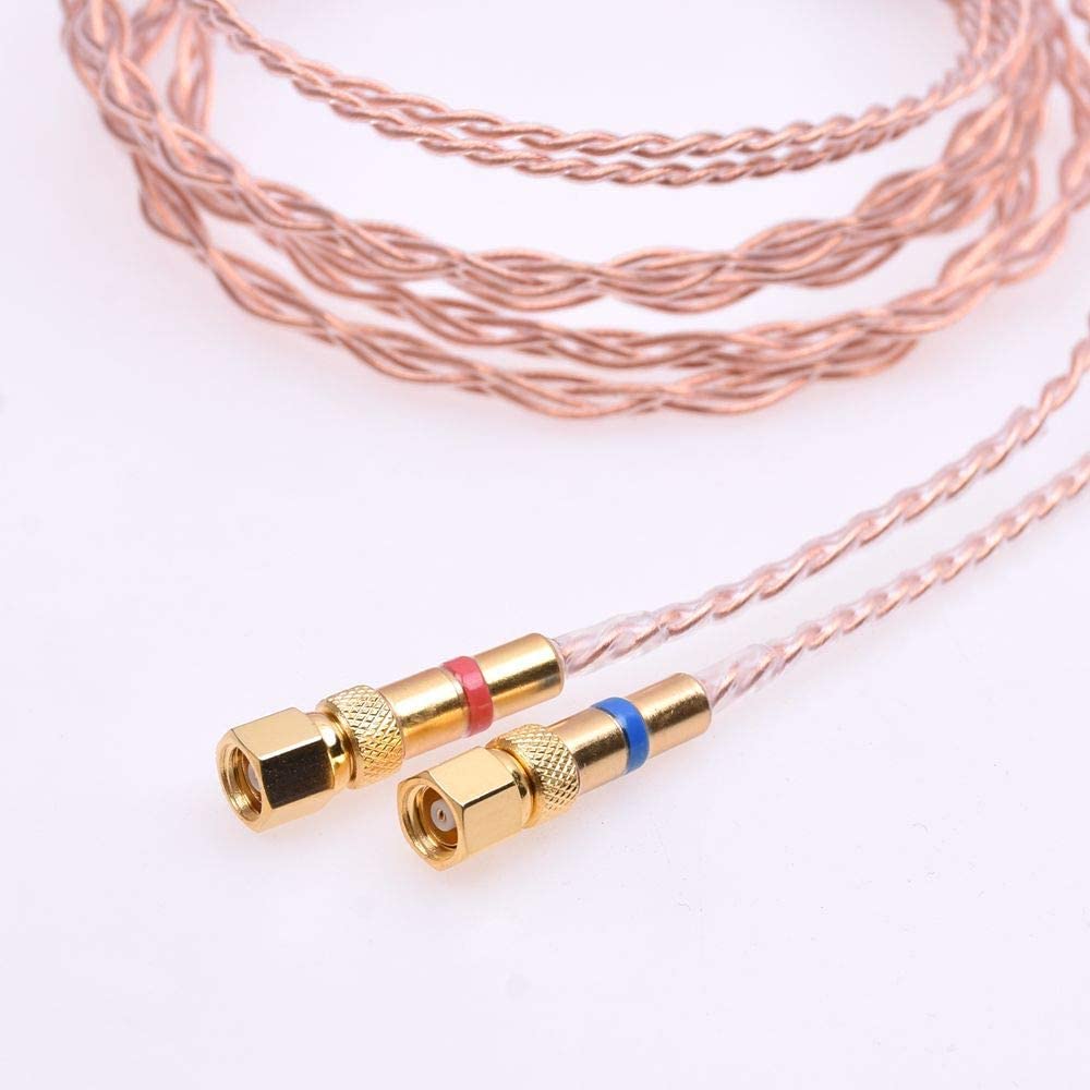 1.2m 4ft 4n OFC Audio Headphone Upgrade Cable for Hifiman He-5 He-6 He-400 He-500 He560 Headphone Replacement
