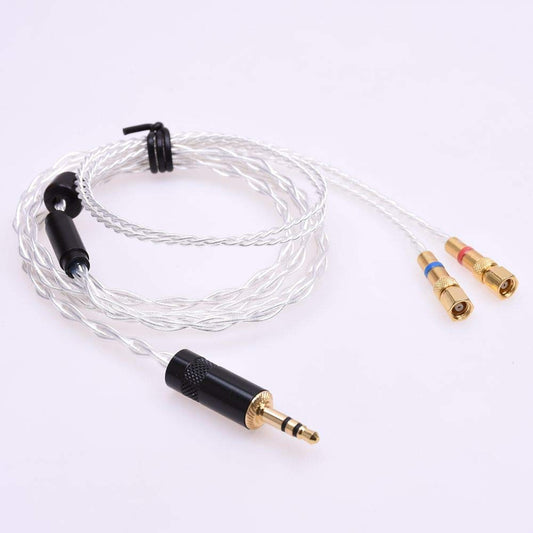 1.2m 5N OCC Silver Plated HiFi Cable Headphones Cable Hifiman Cable for He-5 He-6 He-300 He-400 He-500 HE560