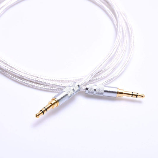 GAGACOCC 1.2M (4Feet)3.5mm Male to 3.5mm Male AUX Headphone Extension Cable HiFi Cable Crystal Clear Silver Plated Shield Cable Audio Adapter Upgrade Cable