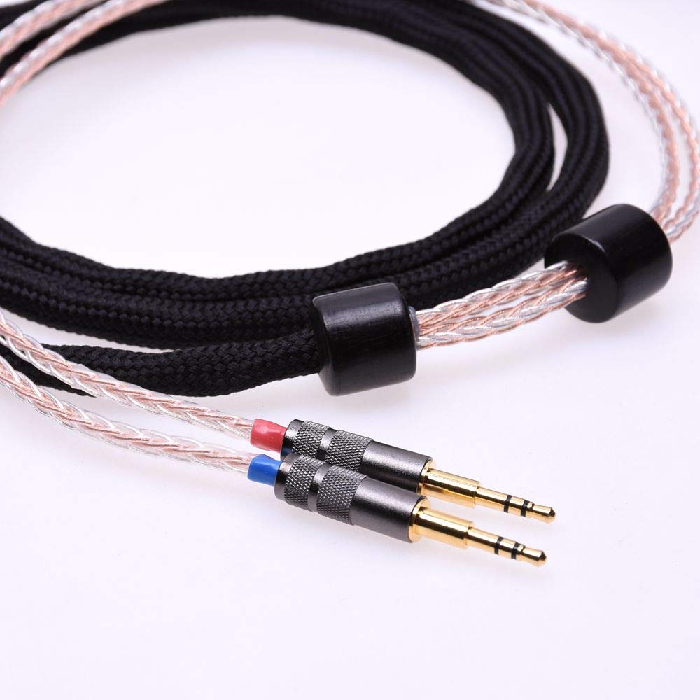 GAGACOCC 16 Cores 5N Pcocc Cable 2x2.5MM for Hifiman HE1000 HE400S He400i HE-X HE560 Oppo PM-1 PM-2 Headphone Upgrade Cable Extension Cord