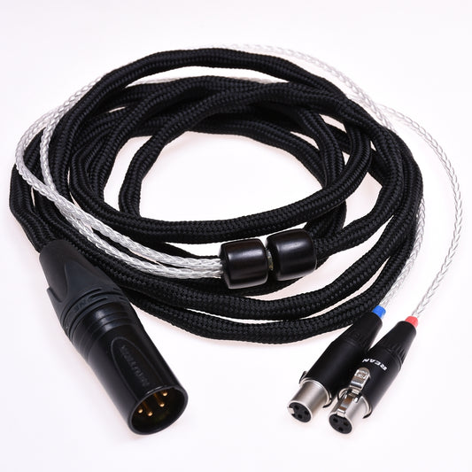 GAGACOCC 16 Cores Silver Plated Cable for Abyss ab-1266 Headphone