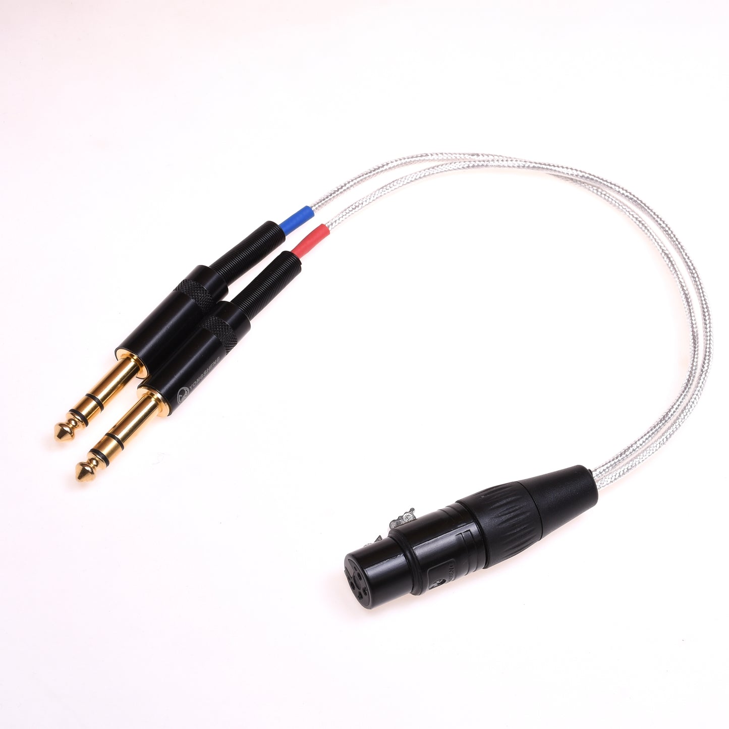 GAGACOCC Dual 6.35mm Male to 4pin XLR Female Balanced Audio Adapter for RME ADI-2 Pro